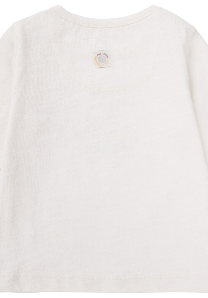 Noppies Girls Tee Novato long sleeve Chest print Pristine