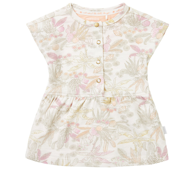 Noppies Girls Dress Nambe short sleeve all over print Pristine