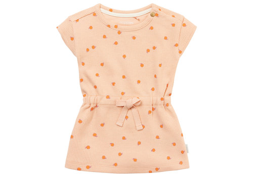 Noppies Noppies Girls Dress Nyssa short sleeve all over print Almost Apricot