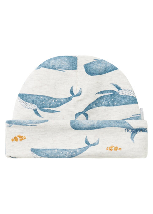 Noppies Noppies Boys Beanie Minooka all over print RAS1202 Oatmeal