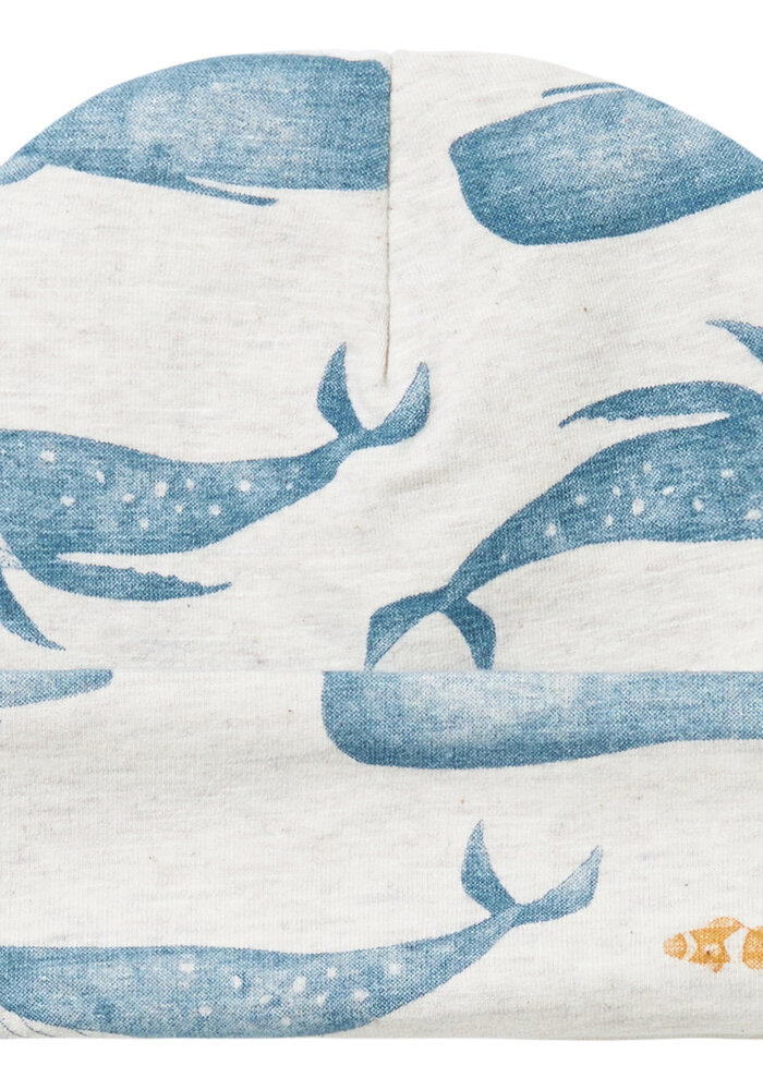 Noppies Boys Beanie Minooka all over print RAS1202 Oatmeal