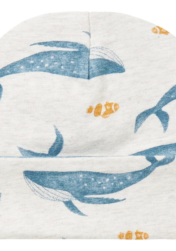 Noppies Boys Beanie Minooka all over print RAS1202 Oatmeal