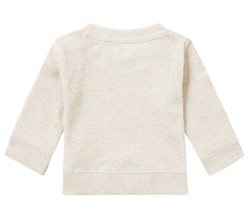 Noppies Unisex Tee Monticello long sleeve RAS1202 Oatmeal