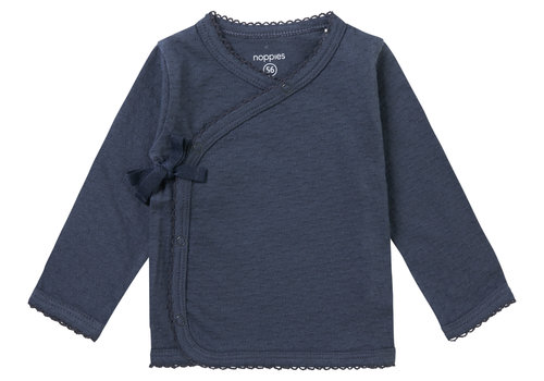 Noppies Noppies Girls Wrap Top Norland long sleeve India Ink