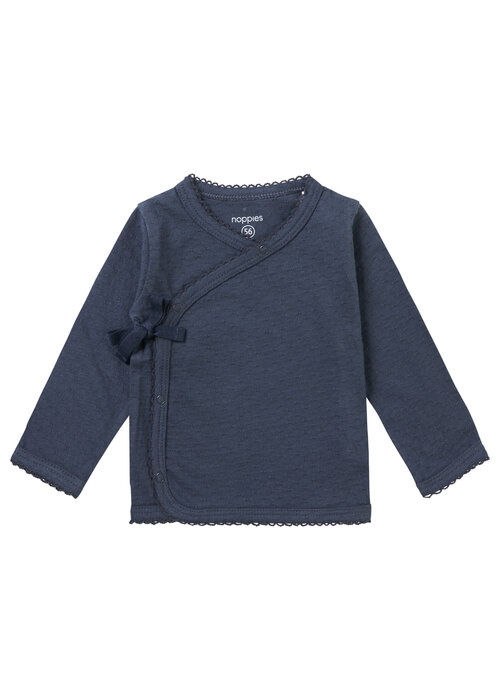 Noppies Noppies Girls Wrap Top Norland long sleeve India Ink