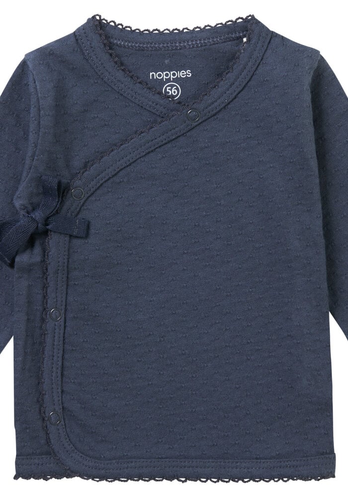 Noppies Girls Wrap Top Norland long sleeve India Ink