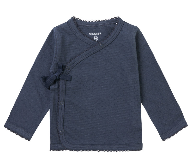 Noppies Girls Wrap Top Norland long sleeve India Ink