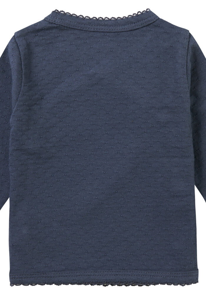 Noppies Girls Wrap Top Norland long sleeve India Ink