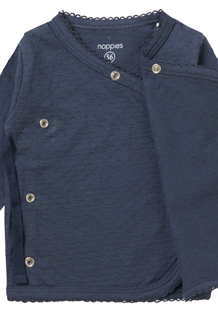 Noppies Girls Wrap Top Norland long sleeve India Ink