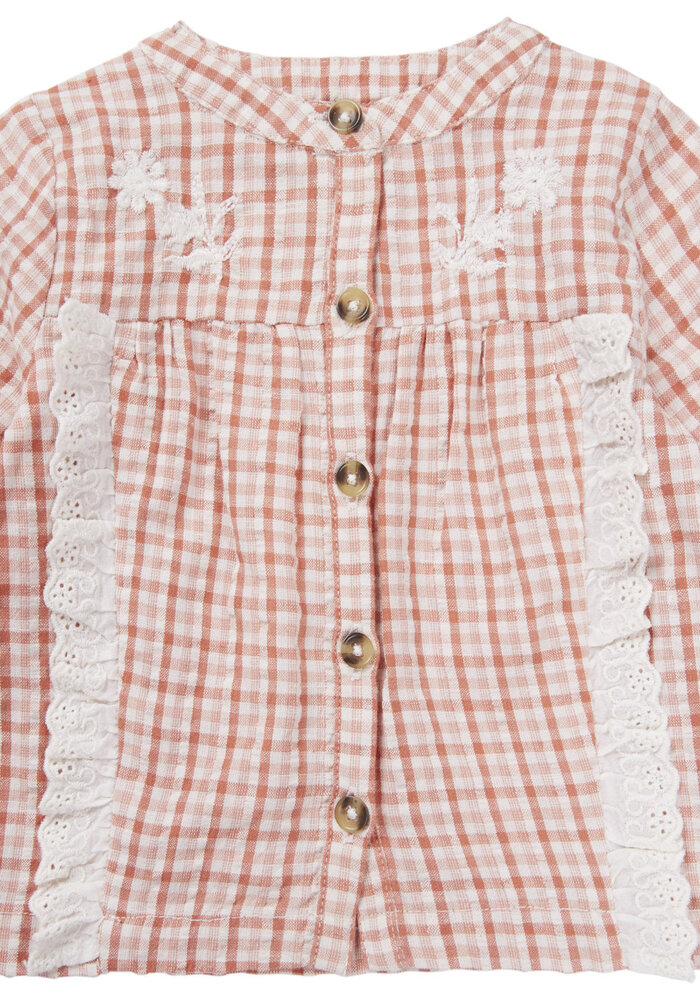 Noppies Girls Blouse Navajo long sleeve Rose Dawn