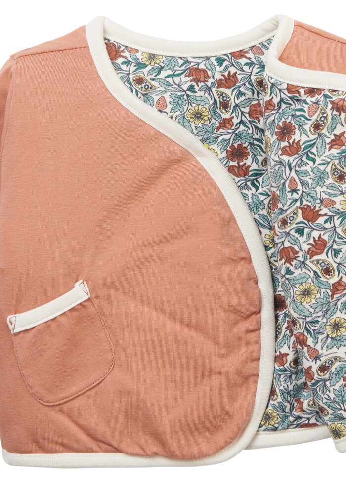 Noppies Girls Indoor Jacket Nevada reversible Blue Surf