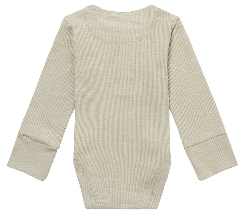 Noppies Unisex Romper Mission Willow Grey