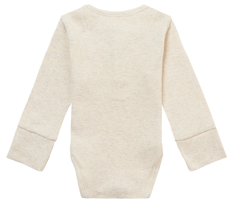 Noppies Unisex Romper Mission RAS1202 Oatmeal