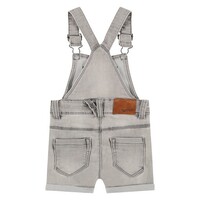 BABYFACE boys jogg denim dungaree short GREY DENIM