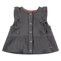 BABYFACE girls blouse short sleeve GREY