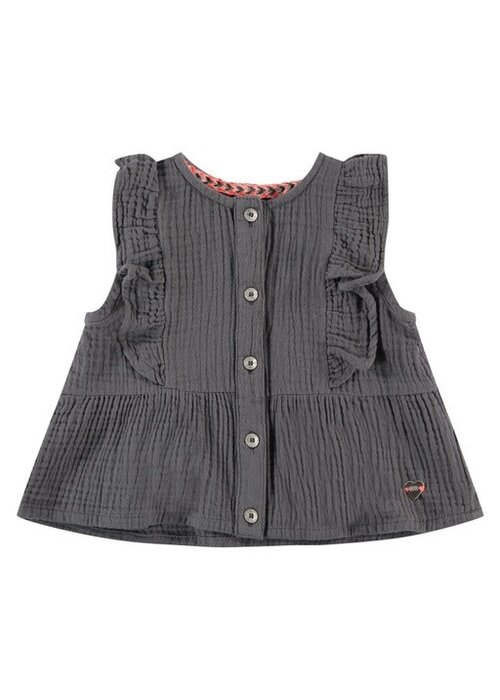Babyface BABYFACE girls blouse short sleeve GREY