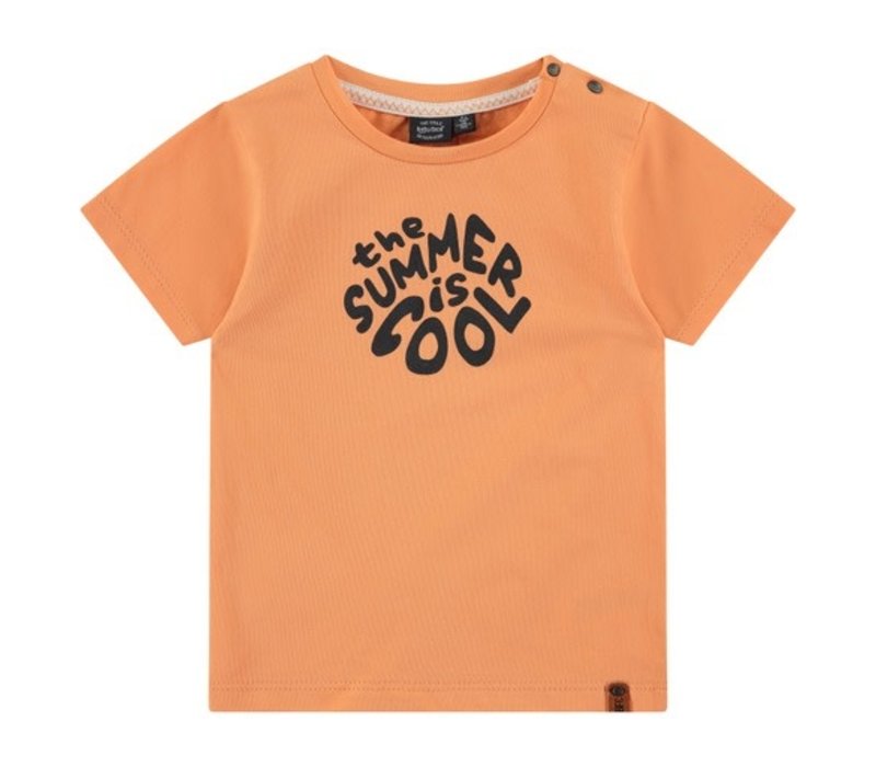 BABYFACE boys t-shirt short sleeve neon orange