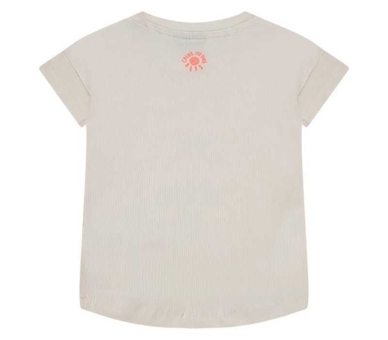 BABYFACE girls t-shirt short sleeve ivory 1