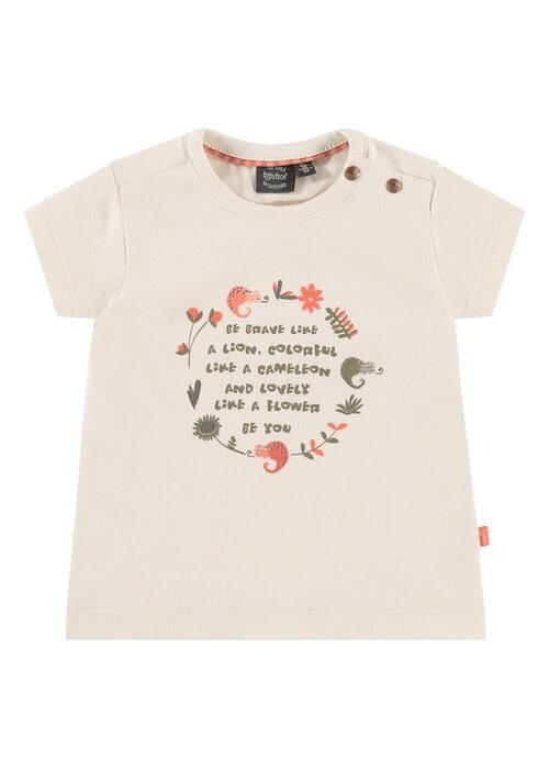 Babyface BABYFACE baby girls t-shirt short sleeve ivory
