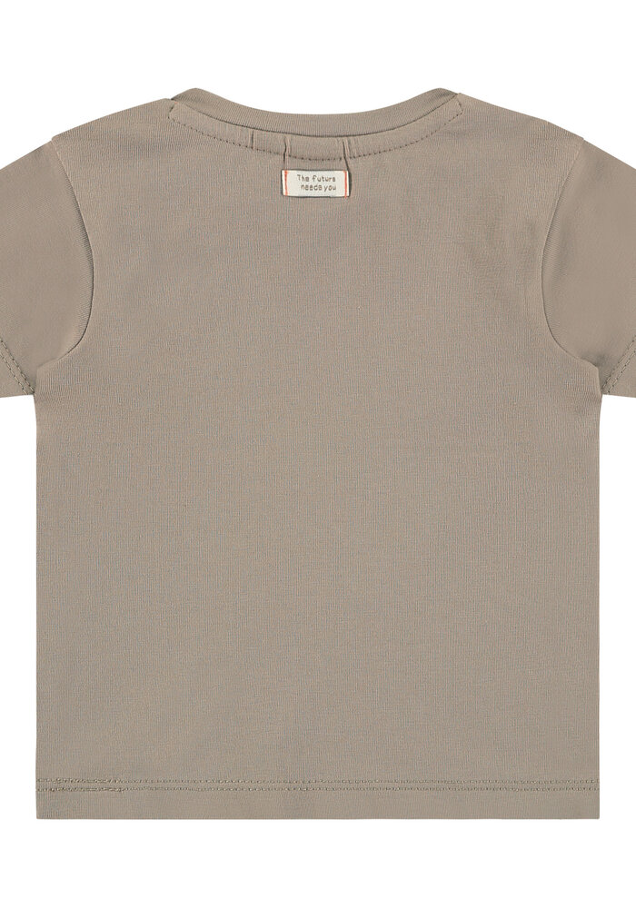 BABYFACE baby boys t-shirt short sleeve taupe