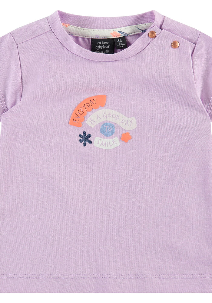 BABYFACE baby girls t-shirt short sleeve crocus