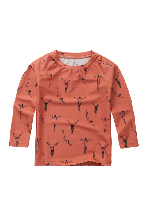 Sproet & Sprout Sproet & Sprout Swim T-shirt swimmers print  Langoustino