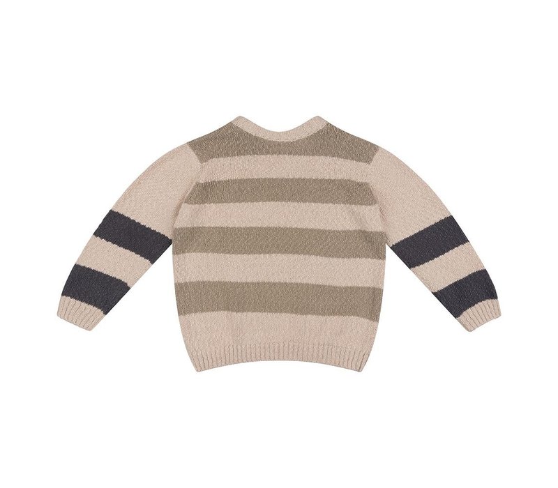 Daily Seven Chunky Knitted Sweater Striped Kit
