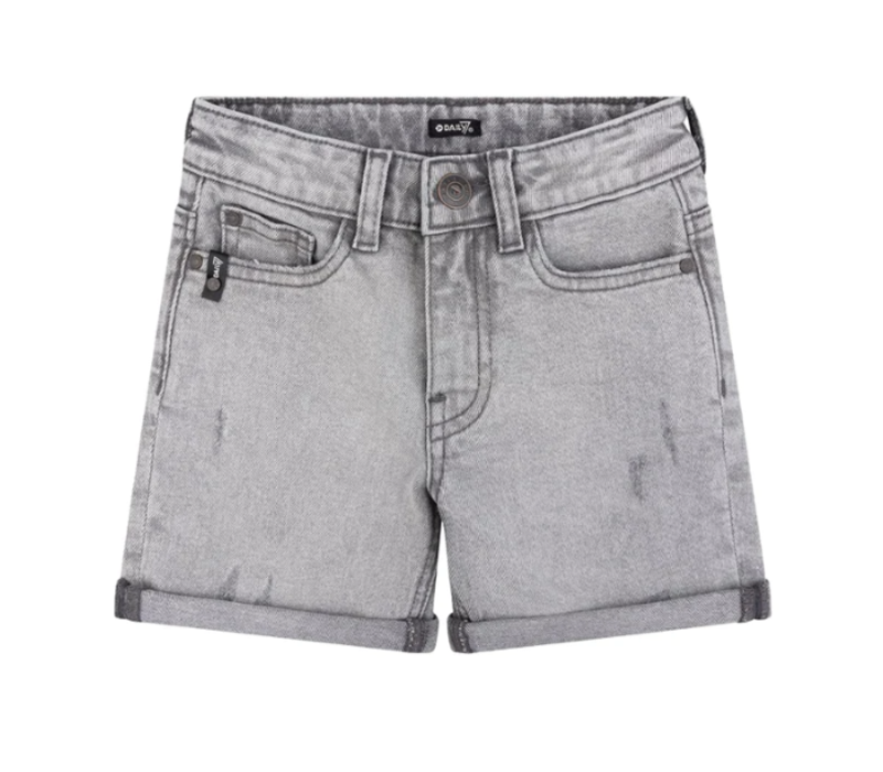 Daily Seven Davy Denim Short Light Grey Denim