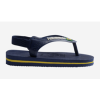 Havaianas BABY BRASIL LOGO II NAVY BLUE/CITRUS YELLOW