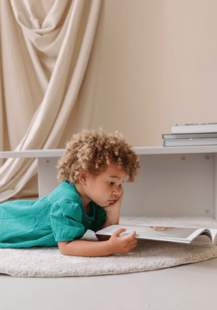The New Chapter Mousseline blouse with puffed sleeve Leaf green