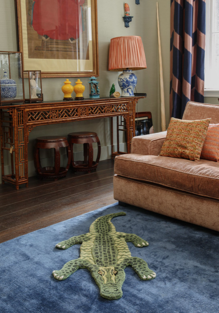 Doing Goods vloerkleed Krokodil small