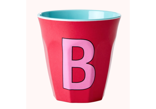 Rice Rice beker melcu-alpbi Letter B Rood Rice Rice beker melcu-alpbi Letter B Rood
