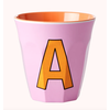 Rice melcu-alpai Letter A Pink