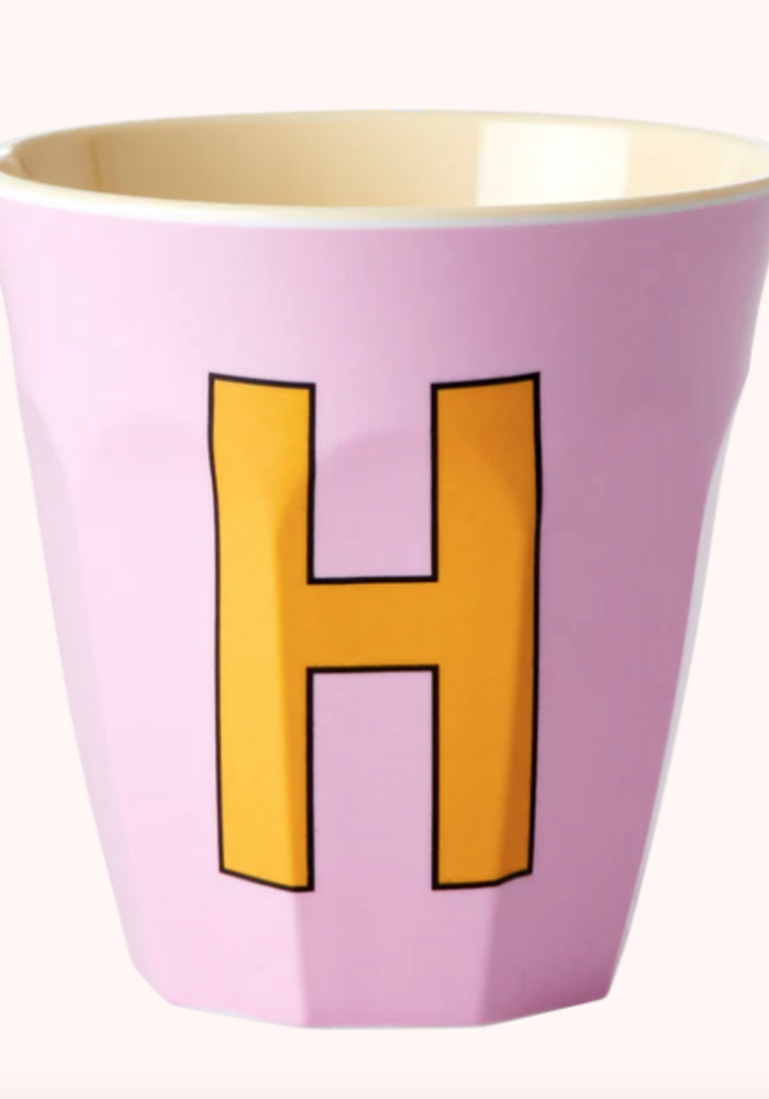 Rice melcu-alphi Letter H Pink