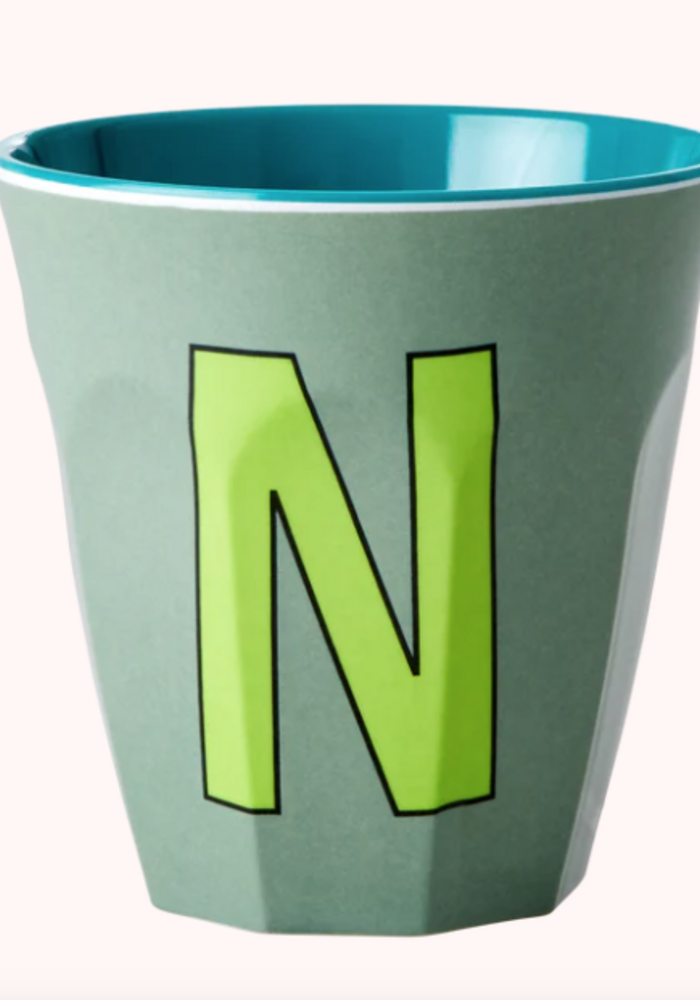 Rice melcu-alpnb Letter N Khaki