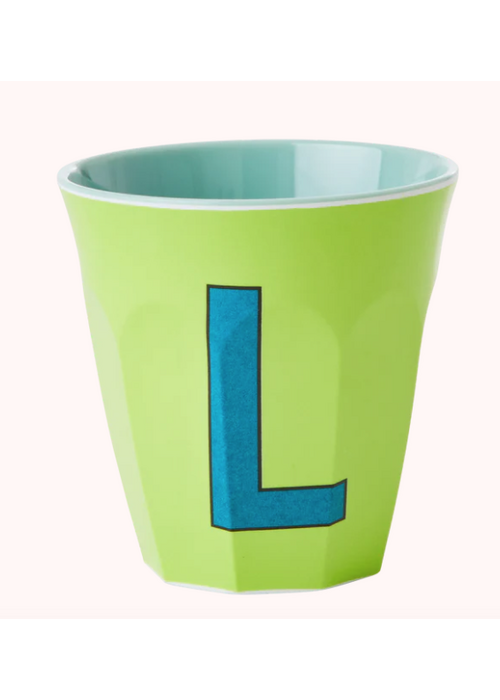 Rice Rice beker melcu-alplb2 Letter L Groen