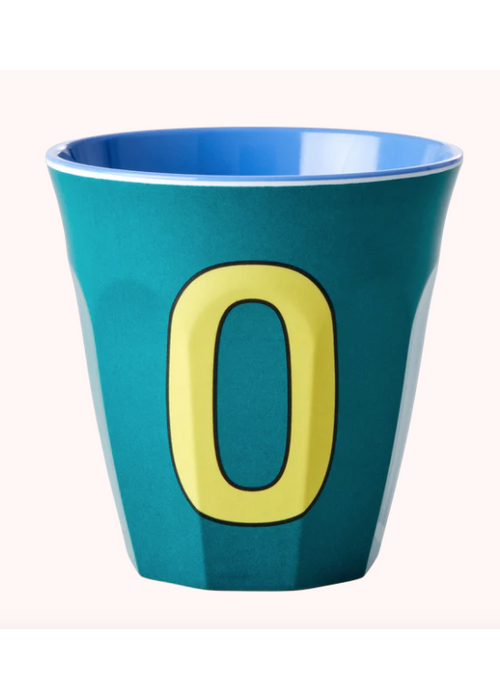 Rice Rice beker melcu-alpob Letter O Groen