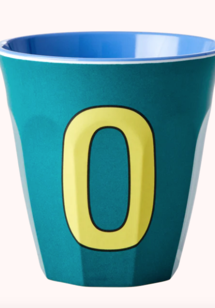 Rice beker melcu-alpob Letter O Groen