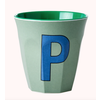 Rice Rice beker melcu-alppb Letter P Khaki