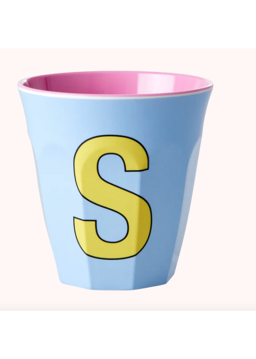 Rice Rice melcu-alpsi Letter S Zacht blauw