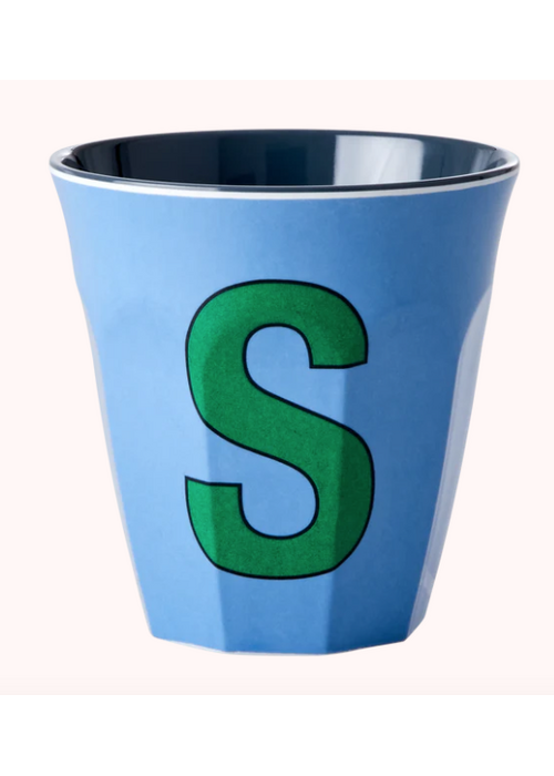 Rice Rice melcu-alpsb Letter S Soft Blue