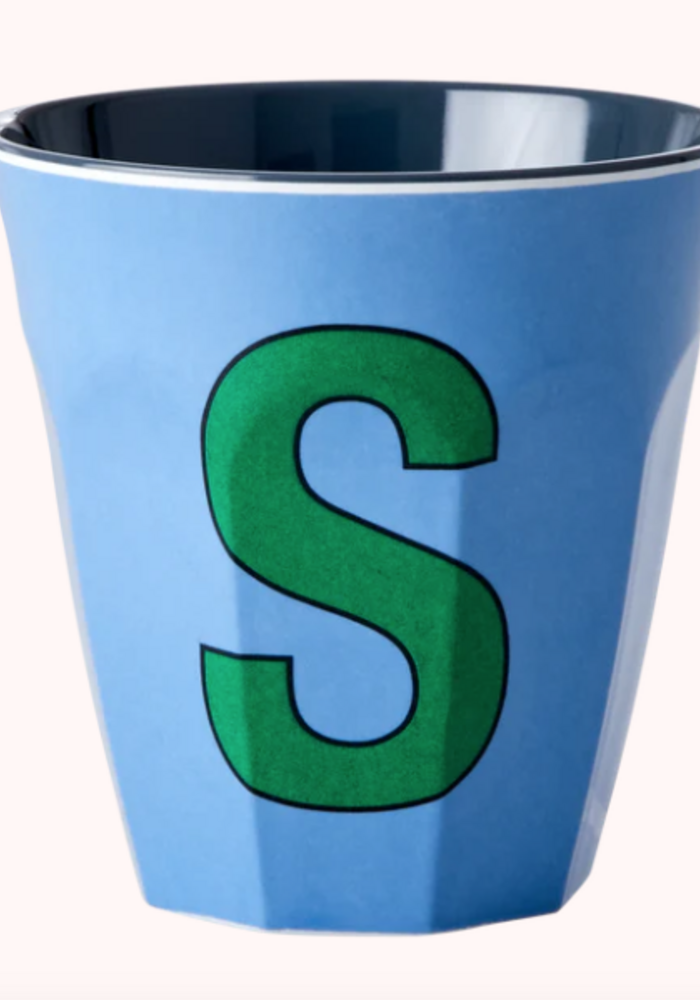 Rice melcu-alpsb Letter S Soft Blue