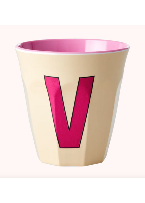 Rice Rice melcu-alpvi Letter V Soft Yellow