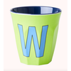 Rice beker melcu-alpwb2 Letter W Groen