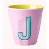 Rice melcu-alpji Letter J Pink