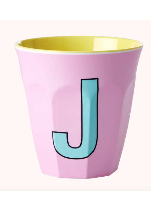 Rice Rice melcu-alpji Letter J Pink