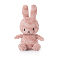 Nijntje - Miffy Sitting Corduroy Pink -23 cm