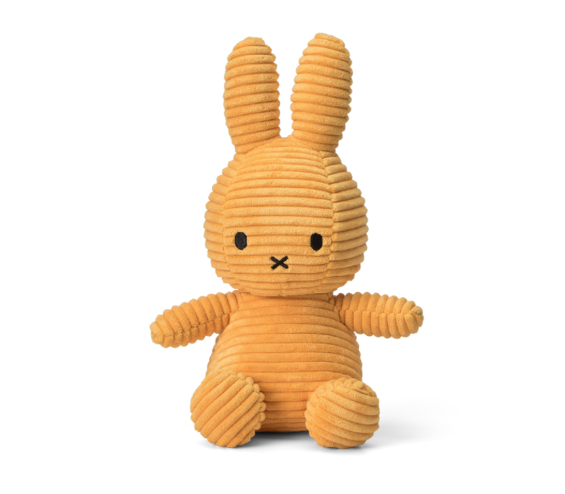 Nijntje - Miffy Sitting Corduroy Yellow -23 cm