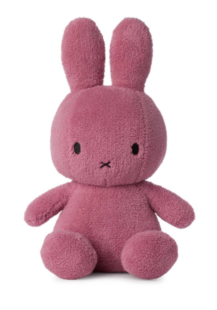 Nijntje - Miffy Sitting Terry Raspberry Pink - 33 cm