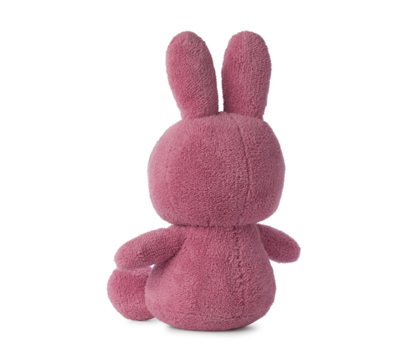 Nijntje - Miffy Sitting Terry Raspberry Pink - 33 cm